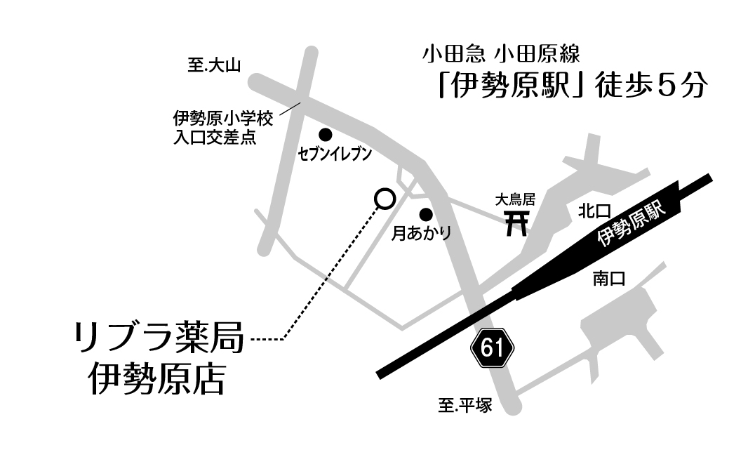 伊勢原店MAP